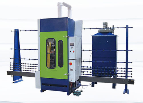 Sabbiatrice verticale - ZP series - Shandong Truetec Machinery Co., Ltd. - automatica / a pressione / per vetro
