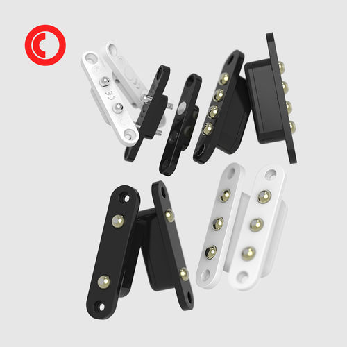 Contatto elettrico in ottone nichelato - DDC sries - OPENERS & CLOSERS - in metallo argentato