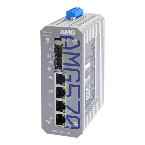 Switch Ethernet gestibile - AMG570-4G-2S - AMG Systems - 6 porte / Ethernet gigabit / di livello 3