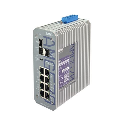 Switch Ethernet gestibile - AMG570-4GBT-4G-3S-P190-LV - AMG Systems - 11 porte / Ethernet gigabit / di livello 3