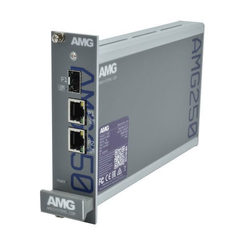 Convertitore di media - AMG250R-2F-1S - AMG Systems - Ethernet / Ethernet gigabit / per rack