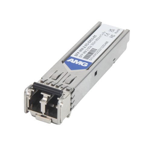 Ricetrasmettitore Ethernet - SFP-MM-2.5G-SX03-85 - AMG Systems - di monitoraggio / SFP / di dati