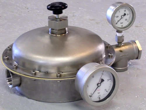 Regolatore di pressione per prodotti chimici - 4TB-TI - PROTAIS-VIGIL  HYDROPNEU TECHNOLOGIC - a diaframma / monostadio / in ottone