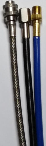 Tubo flessibile per ossigeno - HPE series - PROTAIS-VIGIL  HYDROPNEU TECHNOLOGIC - in acciaio inossidabile / ad alta pressione / DIN