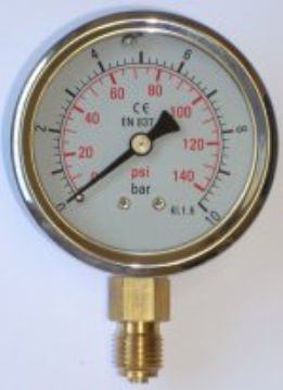 Manometro con quadrante - MICX - PROTAIS-VIGIL  HYDROPNEU TECHNOLOGIC - in ottone / in acciaio inossidabile / per gas