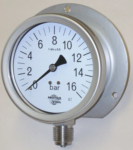 Manometro con quadrante - MAX - PROTAIS-VIGIL  HYDROPNEU TECHNOLOGIC - in alluminio / in acciaio inossidabile / per gas