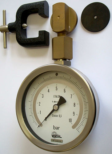 Manometro con quadrante - M17 - PROTAIS-VIGIL  HYDROPNEU TECHNOLOGIC - con flangia / in ottone / in alluminio