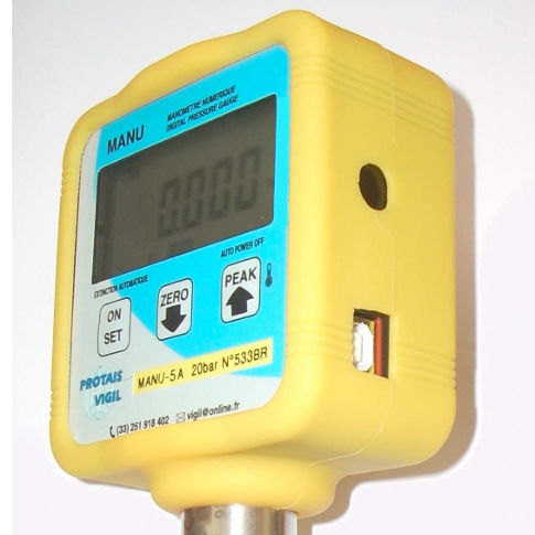 Manometro assoluto - MANU-5A - PROTAIS-VIGIL  HYDROPNEU TECHNOLOGIC - relativo / digitale / IP40