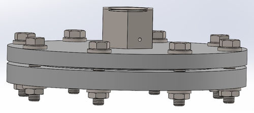 Separatore a membrana con fissaggio a flangia - S772A  - PROTAIS-VIGIL  HYDROPNEU TECHNOLOGIC - per manometro / per applicazioni igieniche / di misura