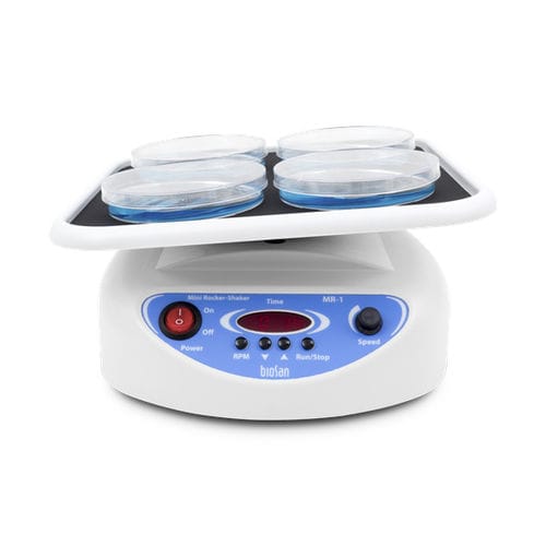 Agitatore di laboratorio basculante - MR-1 - Biosan - digitale / per provette / per laboratorio