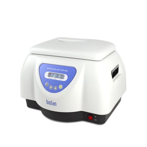 Bagnomaria da laboratorio - WB-4MS - Biosan - compatta / termostatica / con display digitale