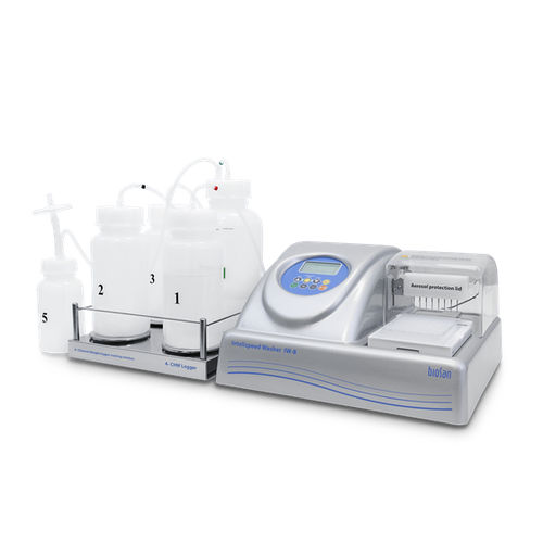 Lavatrice di micropiastre automatizzata - IW-8 - Biosan - a 96 pozzetti / programmabile