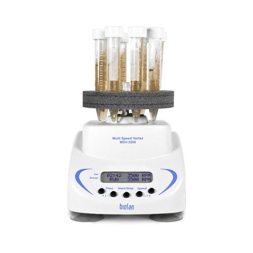 Agitatore di laboratorio a vortice - MSV-3500 - Biosan - digitale / per provette / di miscelazione