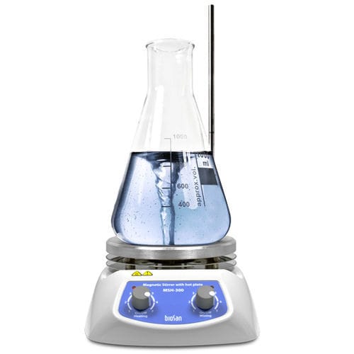 Agitatore di laboratorio magnetico - MSH-300 - Biosan - di riscaldamento / da banco / a piastra riscaldante