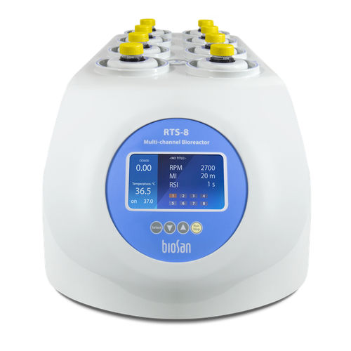 Bioreattore da laboratorio - RTS-8 - Biosan - di processo / automatico / parallelo