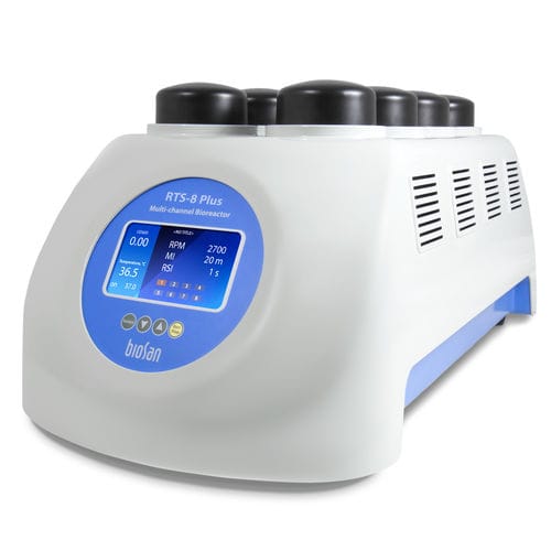 Bioreattore da laboratorio - RTS-8 Plus - Biosan - di processo / automatico / da banco