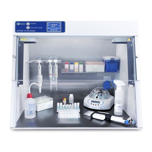 Cappa PCR con irradiazione UV - UVT-B-AR - Biosan - in acciaio inossidabile / doppia