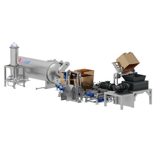 Impianto di frantumazione a ganascia - Zhucheng Zhongnenghe Machinery Technology Co., Ltd. - fisso