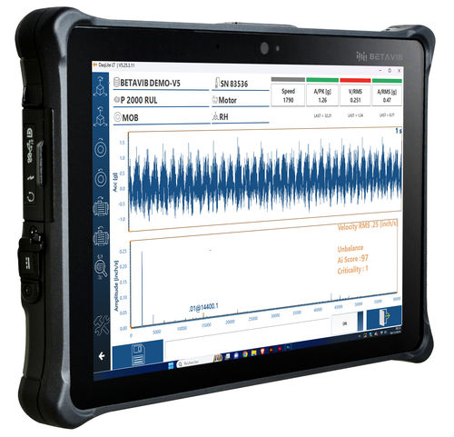 Apparecchio di monitoraggio condizioni - VIBWORKS LT - Betavib - di vibrazioni / di temperatura / di pressione