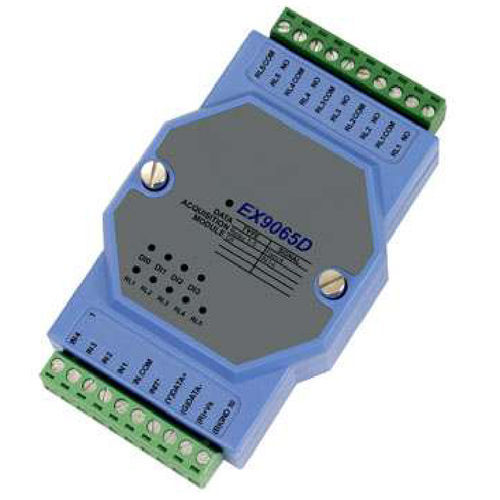 Modulo I/O digitale - RT-EX-9065D - LOGICIO - RS-485 / Modbus / con uscita a relè