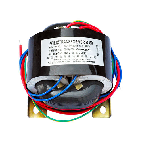 Trasformatore di isolamento - R-50 - LUSHAN CHINA - R-core / di telecomunicazione / monofase