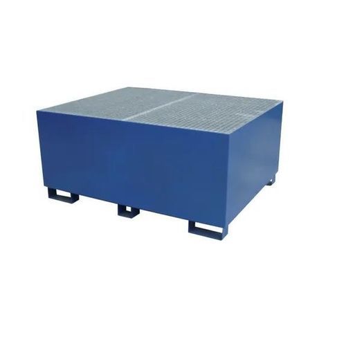 Vasca di raccolta per cubitainer - F05F04 - Recycleoffice - in acciaio / in acciaio verniciato / per interni