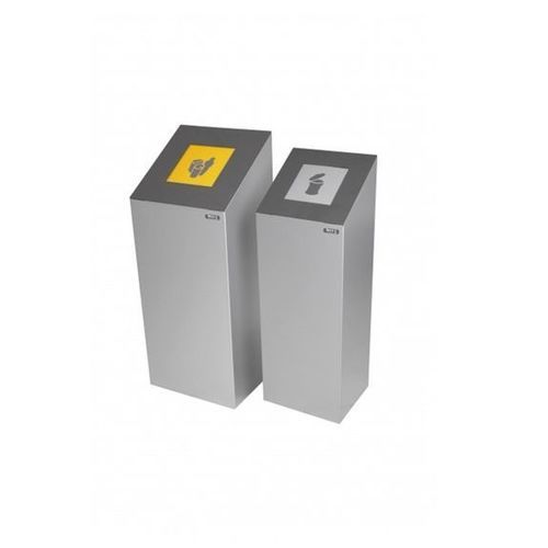 Contenitore per rifiuti con coperchio - T03U14 - Recycleoffice - con sistema di sicurezza / ermetico