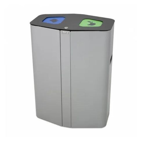 Contenitore per rifiuti per il riciclaggio - T02E40 - Recycleoffice - con coperchio