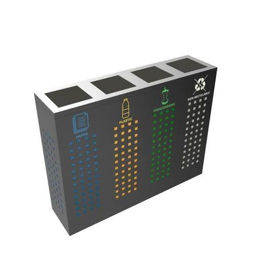 Contenitore per rifiuti in plastica - Albris 4 flux - Recycleoffice - per materie plastiche / per carta / per il riciclaggio