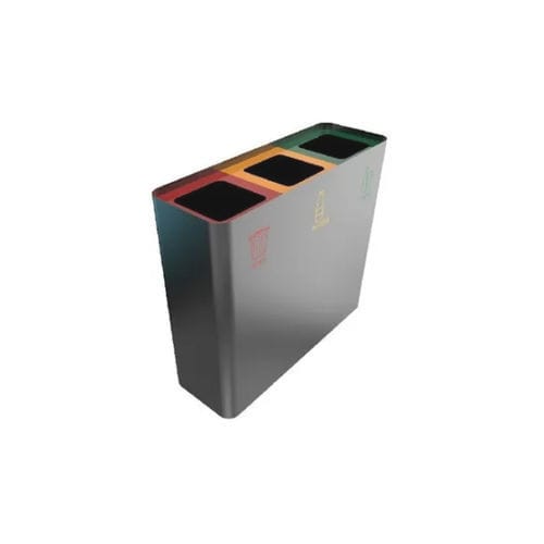 Cassonetto per rifiuti riciclabili - T02E80 - Recycleoffice - per raccolta differenziata
