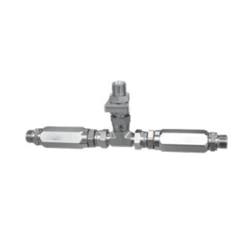 Valvola di ritegno a fungo - DP-F-003-0000 series  - Dosier- und Prüftechnik GmbH - DIN / per applicazioni industriali / di arresto