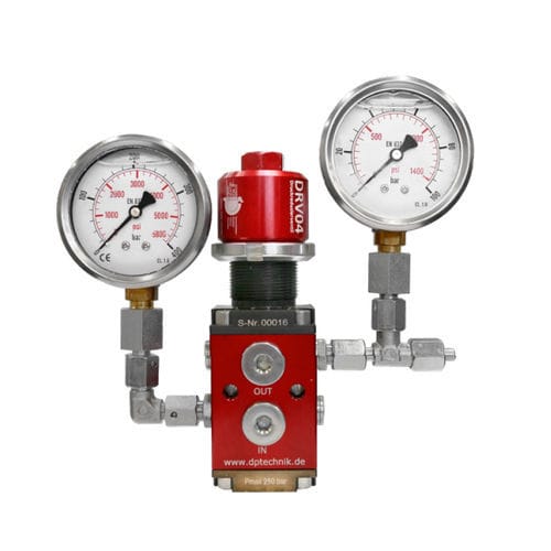 Valvola di pressione - DRV04 - Dosier- und Prüftechnik GmbH - manuale / a comando assistito / di regolazione