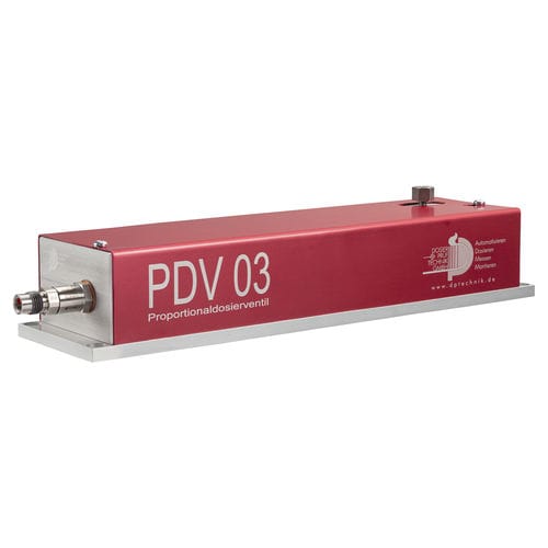 Valvola di dosaggio proporzionale - PDV03 - Dosier- und Prüftechnik GmbH - volumetrica / di precisione / con ampio intervallo di viscosità
