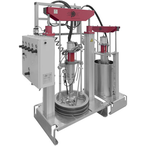 Pompa per fusti - FP200-S - Dosier- und Prüftechnik GmbH - per lubrificanti / per adesivi / per grasso fluido