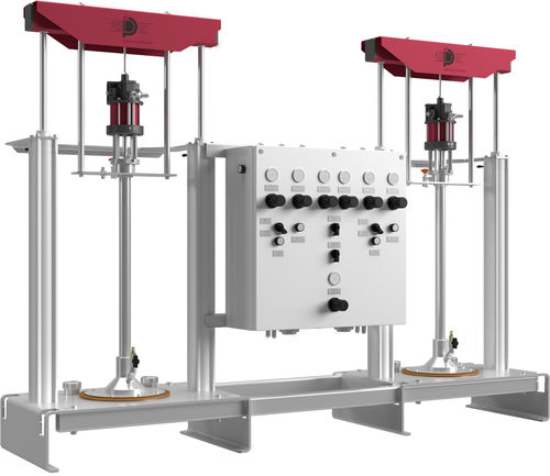 Pompa per fusti - FP045-T - Dosier- und Prüftechnik GmbH - per lubrificanti / per adesivi / per grasso fluido