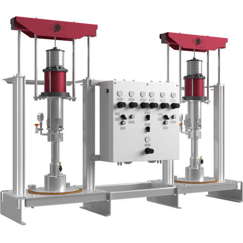 Pompa per fusti - FP050-T - Dosier- und Prüftechnik GmbH - per lubrificanti / per adesivi / per grasso fluido