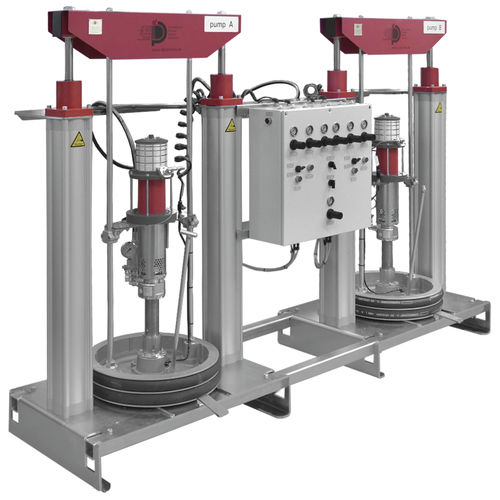 Pompa per fusti - FP200-T - Dosier- und Prüftechnik GmbH - per lubrificanti / per adesivi / per grasso fluido