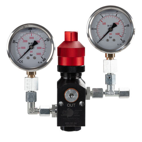 Valvola di pressione - DP-K-002-0000 series  - Dosier- und Prüftechnik GmbH - a comando assistito / di regolazione / di riduzione di pressione