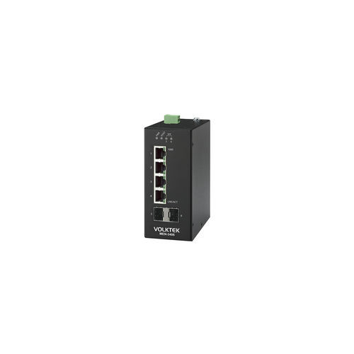 Switch Ethernet gestibile - MEN-3406 - Volktek - 4 porte / LAN / su guida DIN