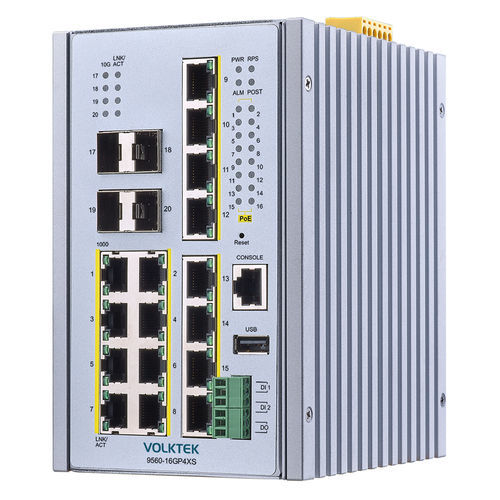 Switch Ethernet gestibile - 9560-16GP4XS - Volktek - 20 porte / di livello 2 / Ethernet gigabit