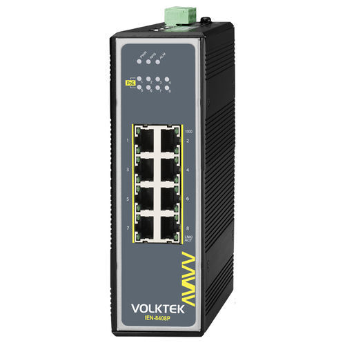 Switch Ethernet non gestibile - IEN-8408P-24V - Volktek - 8 porte / ProfiNet / EtherNet/IP