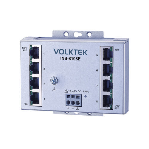 Switch Ethernet non gestibile - INS-8108E - Volktek - 8 porte / ProfiNet / EtherNet/IP