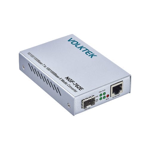 Convertitore di media - NGF-762E - Volktek - di protocolli / di segnale / su guida DIN