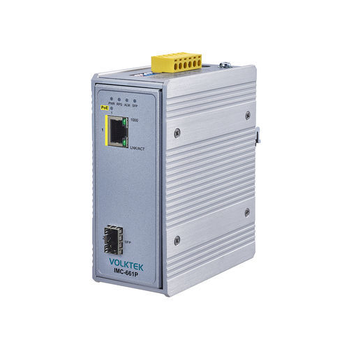 Convertitore di media - IMC-661P - Volktek - di segnale / Ethernet / su guida DIN