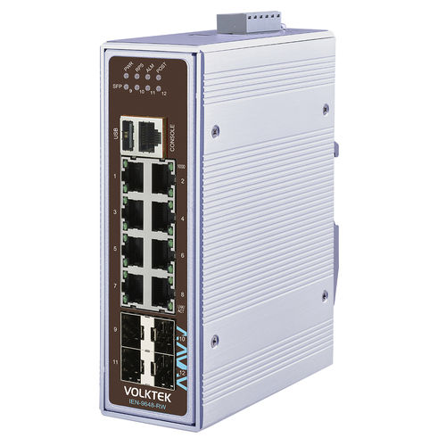 Switch Ethernet gestibile - IEN-9648-RW - Volktek - 12 porte / Ethernet gigabit / ProfiNet