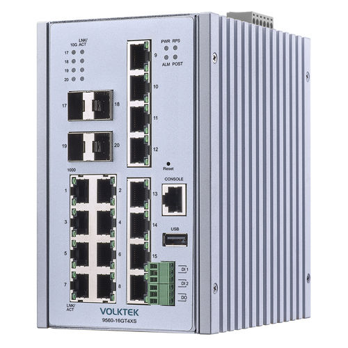Switch Ethernet gestibile - 9560-16GT4XS-I - Volktek - 5 porte / di livello 2 / gigabit