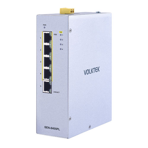 Switch Ethernet gestibile - SEN-8405PL-24V - Volktek - intelligente / 8 porte / di livello 2
