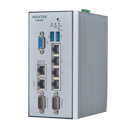 Firewall industriale - 3100-6GT-I - Volktek - su guida DIN
