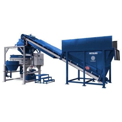 Centrale di betonaggio stazionario - MBT-1000V - METALIKA - automatico / compatto / verticale