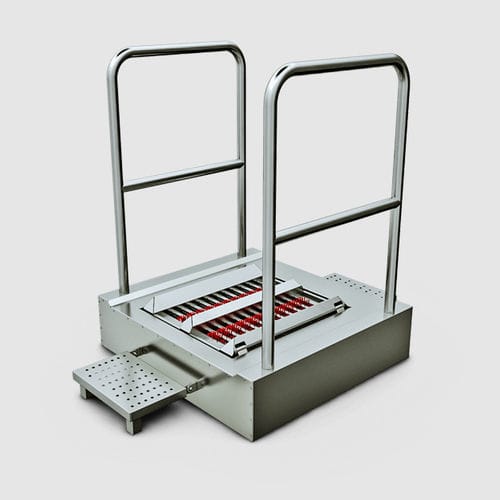 Corridoio igienizzante con lavasuole - Sct.HJN02.304.0005 - Sectec Security Technology